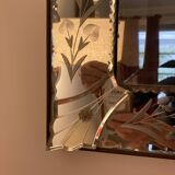 Venetian mirror with a close frame from the 1950s