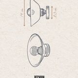 PITCHOUN - Red terracotta - Wall light