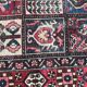 Carpet vintage Persian Bakhtiar made hand 144 x 198 cm
