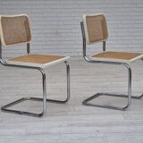 1970s, pair of Italian vintage chairs, original condition.