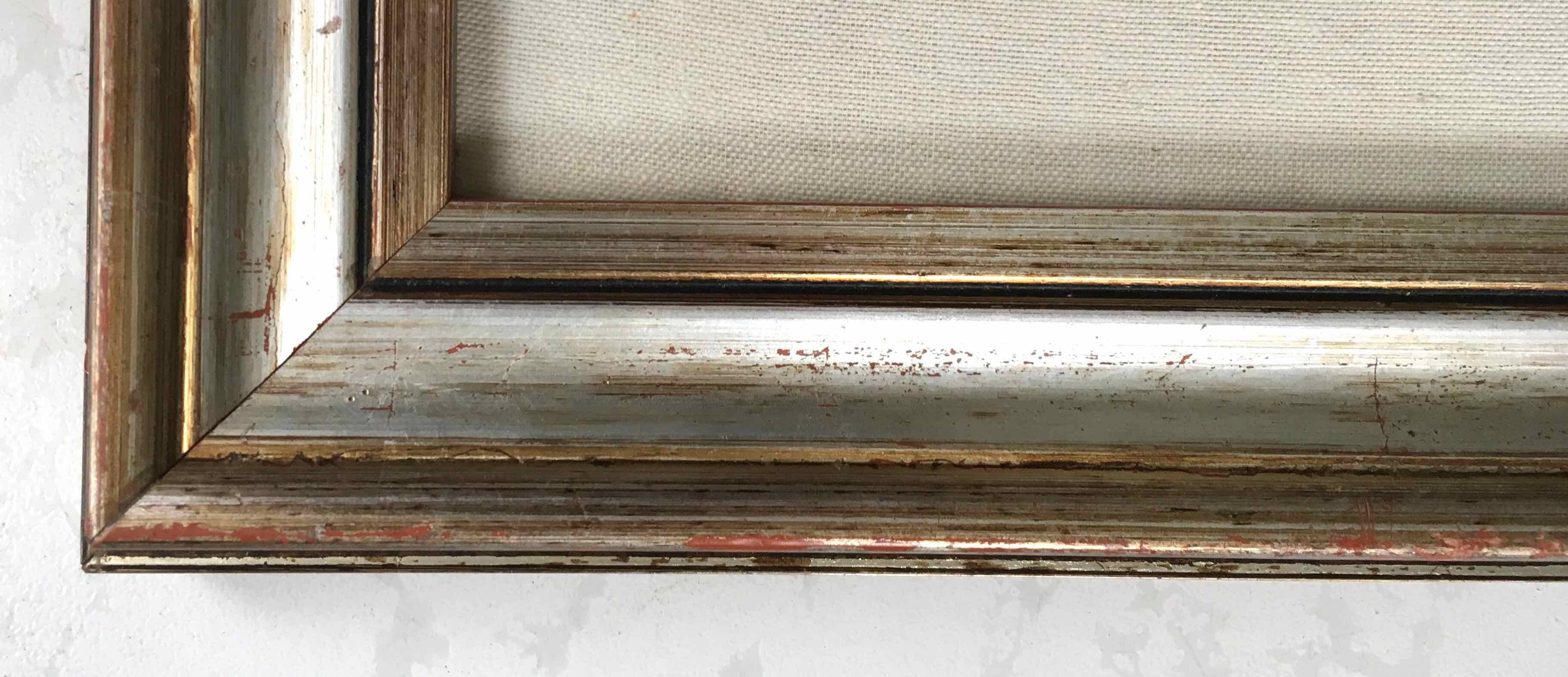 Old painting portrait of a young woman