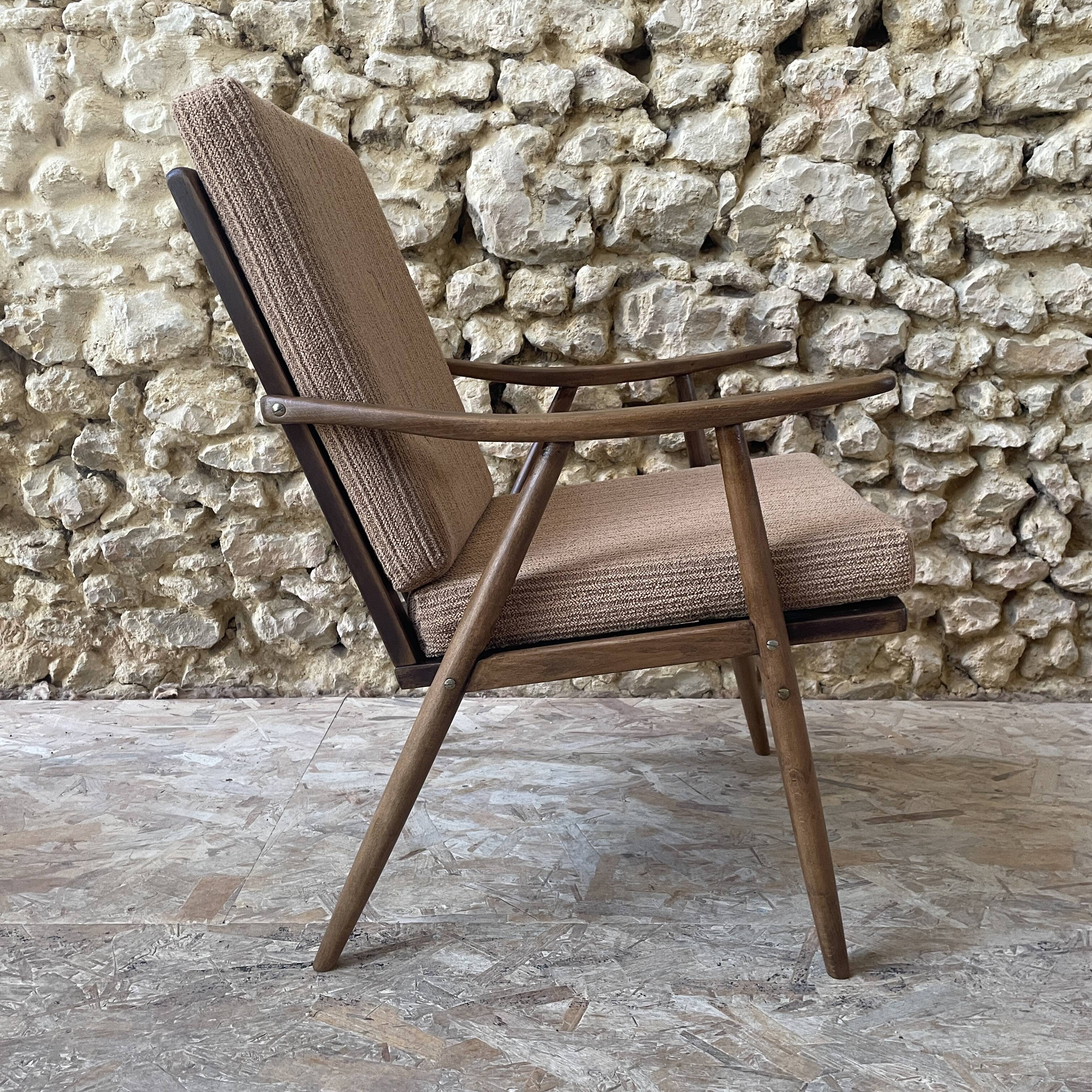 Fauteuil Thonet « Boomerang » années 50