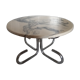 Table basse marbre blanc années 70
