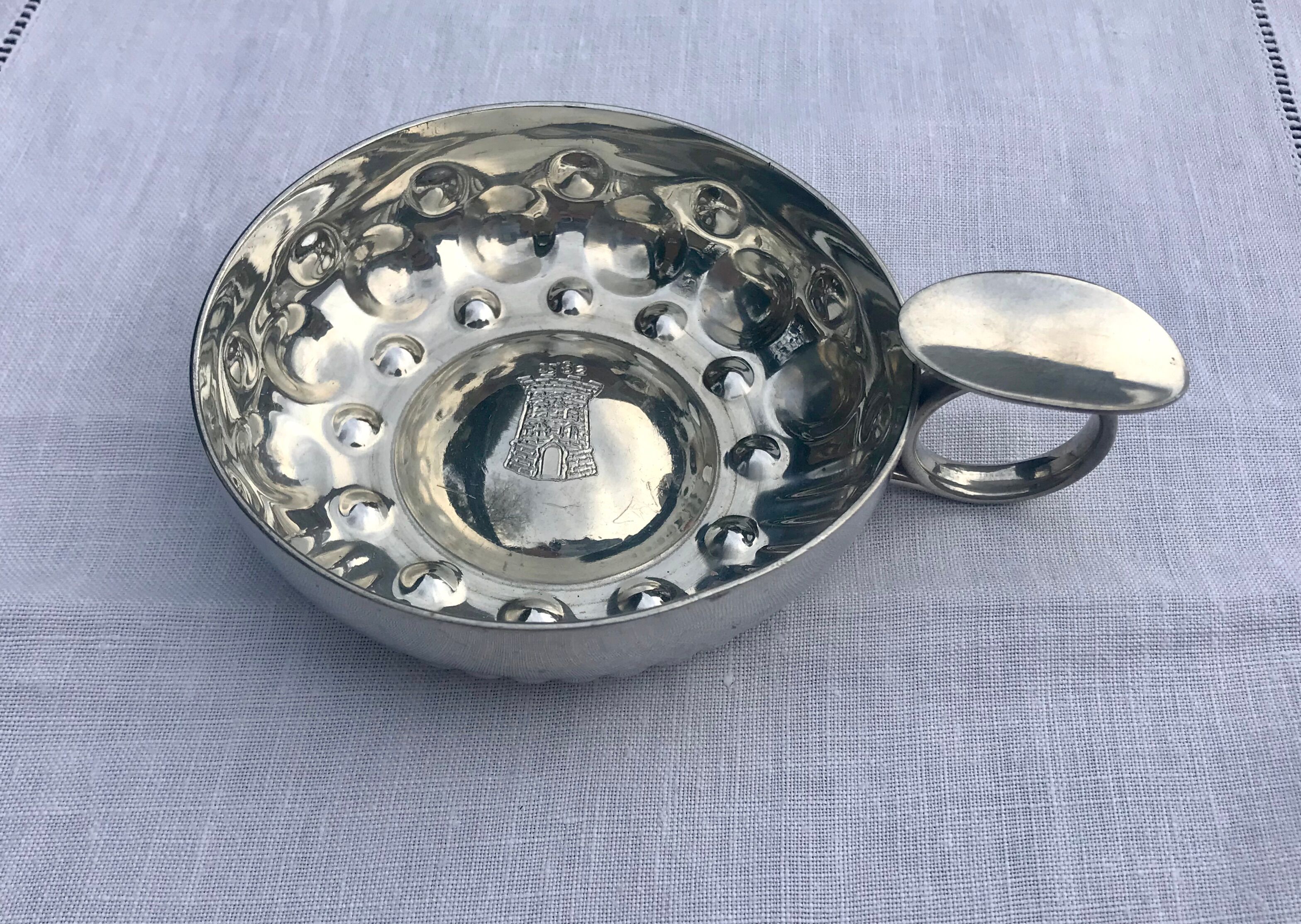 Tastevin Tour d'Argent Etain