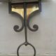 Banci Firenze wall light, gilded and black patinated metal, 1980s