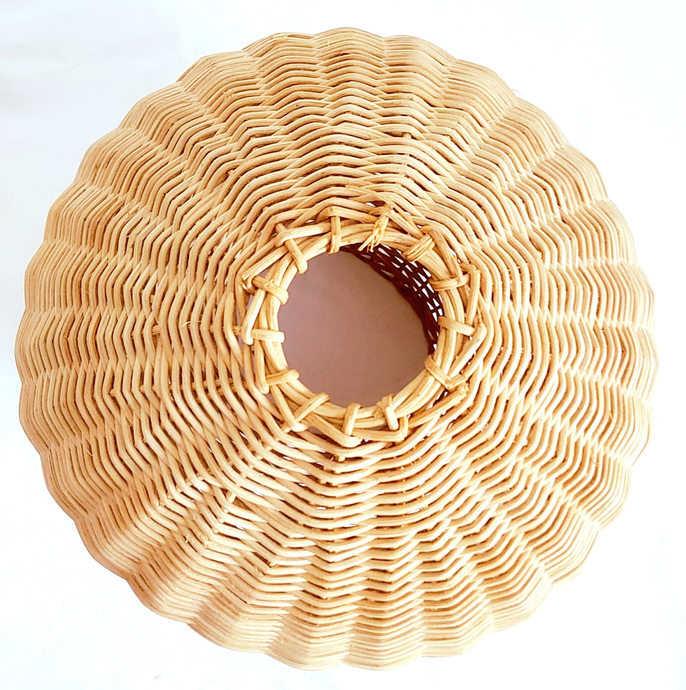 Vintage wicker light
