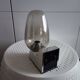 Keuco space age wall light. Chrome and bubble glass.