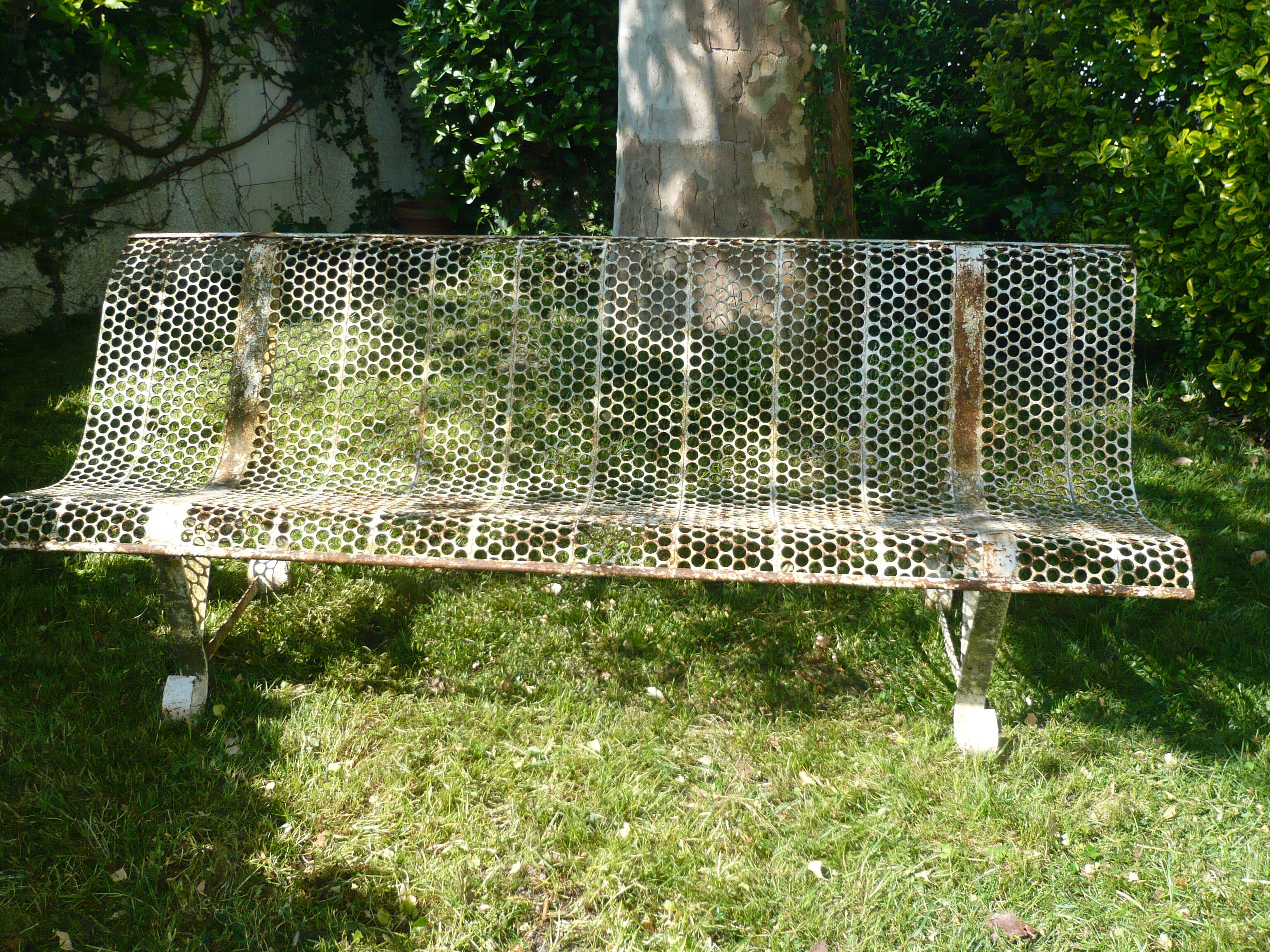 Vintage garden bench