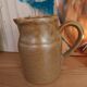 Vintage enamelled stoneware carafe