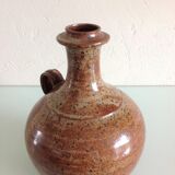 Vase ball soliflore in glazed sandstone / vintage years 60-70