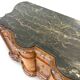antique walnut serpentine commode