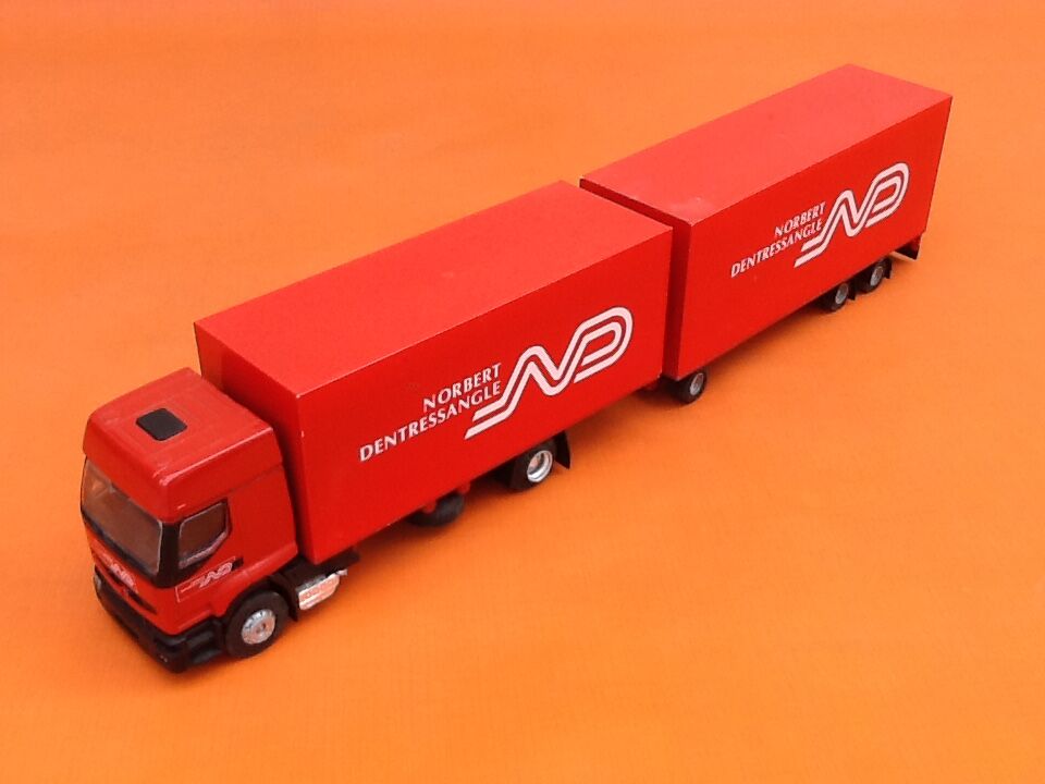 Semi-trailer truck Renault Norbert Dentressangle Eligor LBS Made in France