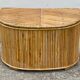 Petit coffre rotin vintage 1960