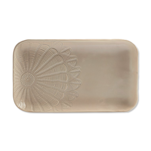 Plat plata grège mat