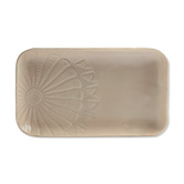 Plat plata grège mat XL