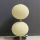 Sugarball double-light floor lamp by John and Sylvia Reid for Rotaflex