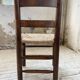 6 straw and oak chairs, mountain furniture
