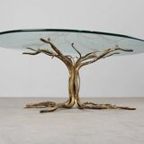 Mid-century forged metal coffee table by Salvino Marsura, Italy 1960s