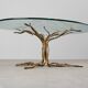 Mid-century forged metal coffee table by Salvino Marsura, Italy, 1960s.