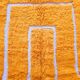 Handmade orange rug 200cm x 300cm