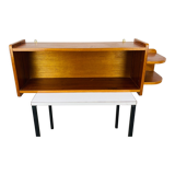 Asymmetrical vintage 50s wall shelf