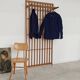 Wooden wall coat rack by Krasna Jizba