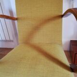 Bridge armchair with mustache back