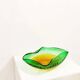 Murano glass ashtray bowl coated glass - 1960s