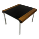 Hans Eichenberger leather coffee-side table Girsberger, Switzerland