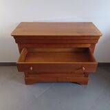 Cherry wood chest of drawers with four drawers