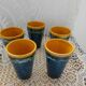 5 old Vallauris mugs / mazagrans