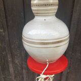 Pierre Pissareff, two-light lamp, signed, Dlg of Georges Pelletier