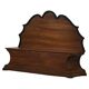 20th-century Art Deco storage bench in walnut, by a Danish cabinetmaker.