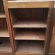 Asymmetric solid walnut buffet