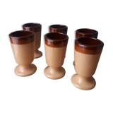 Mazagrans in brown sandstone