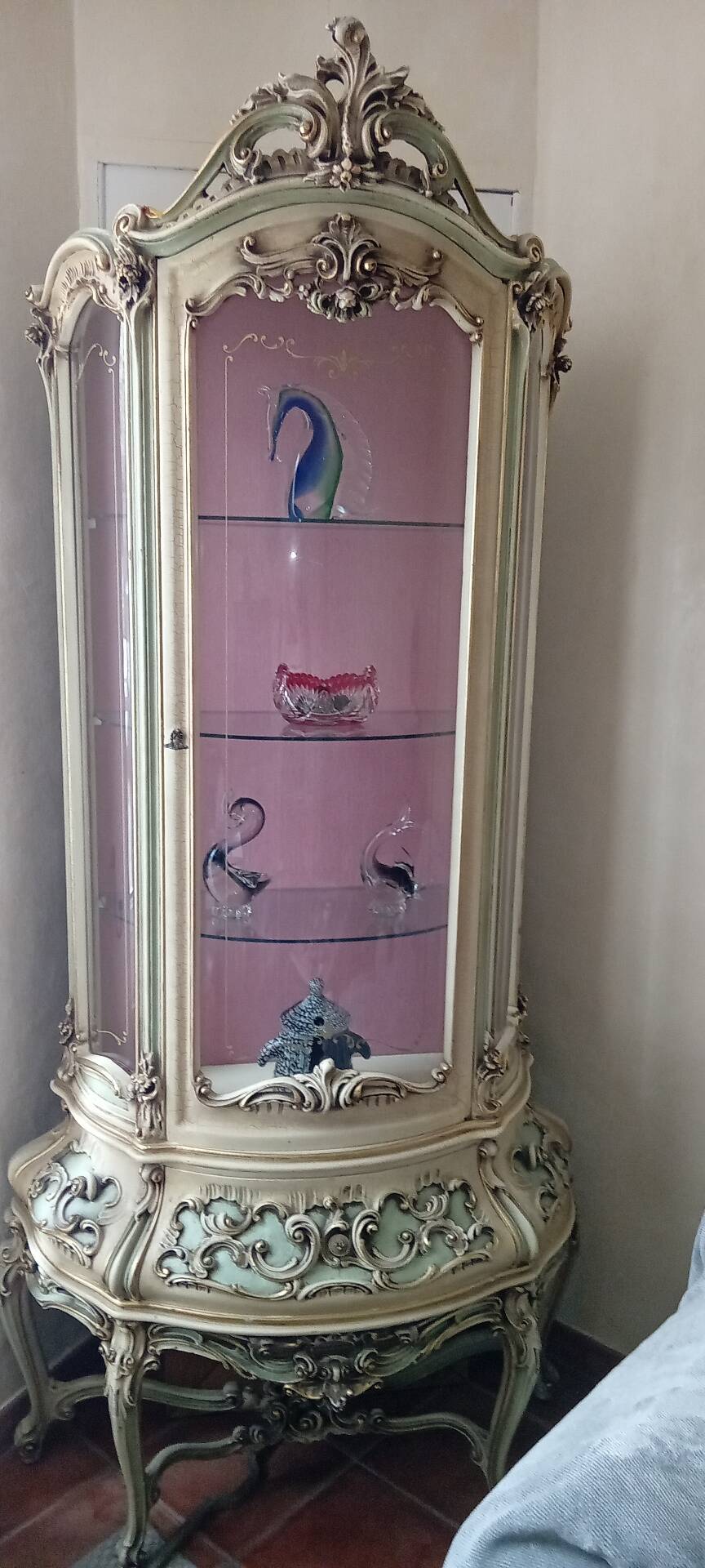 Vitrine baroque Silik Italie