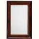 Petit miroir rectangulaire en placage d’acajou, fin XIXe siècle