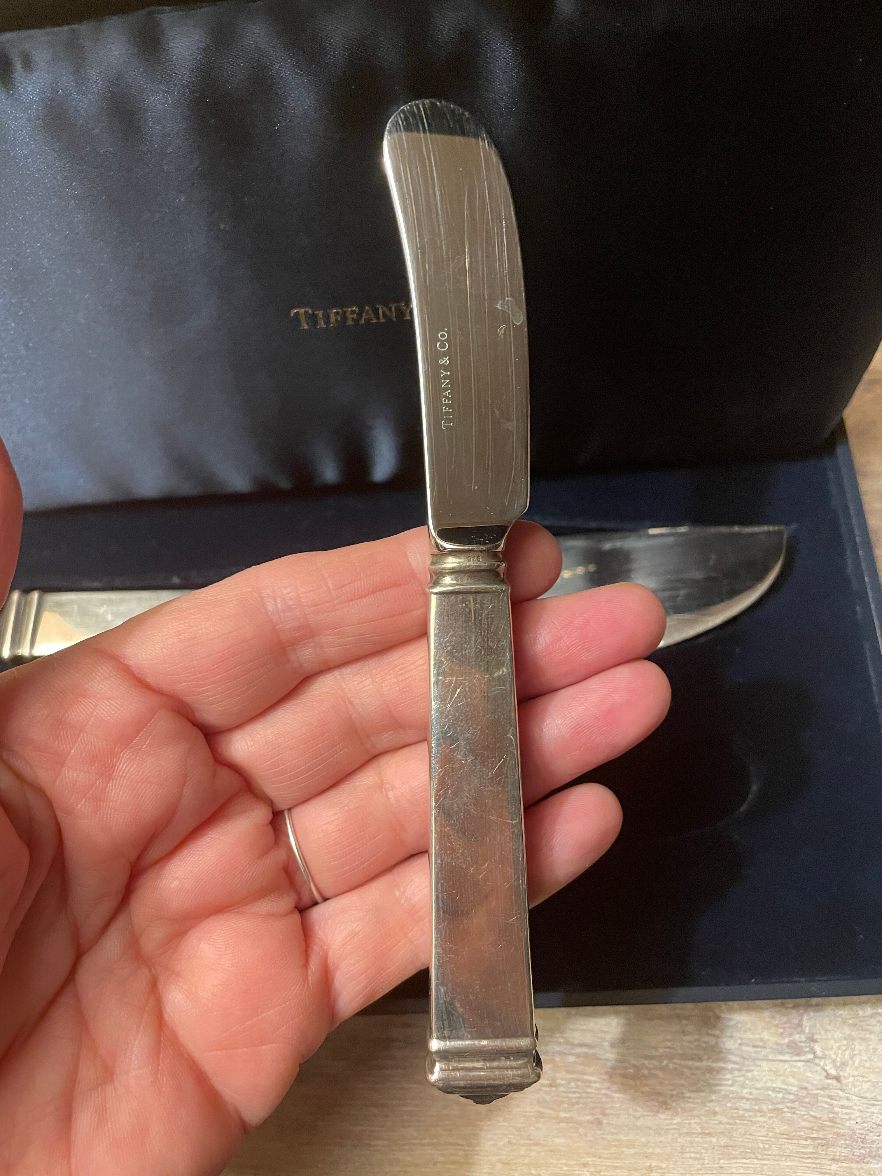 Tiffany and Co cheese serving knives