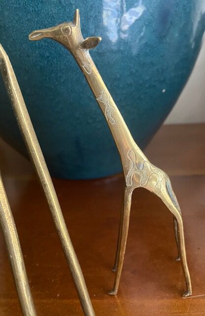 Brass girafes