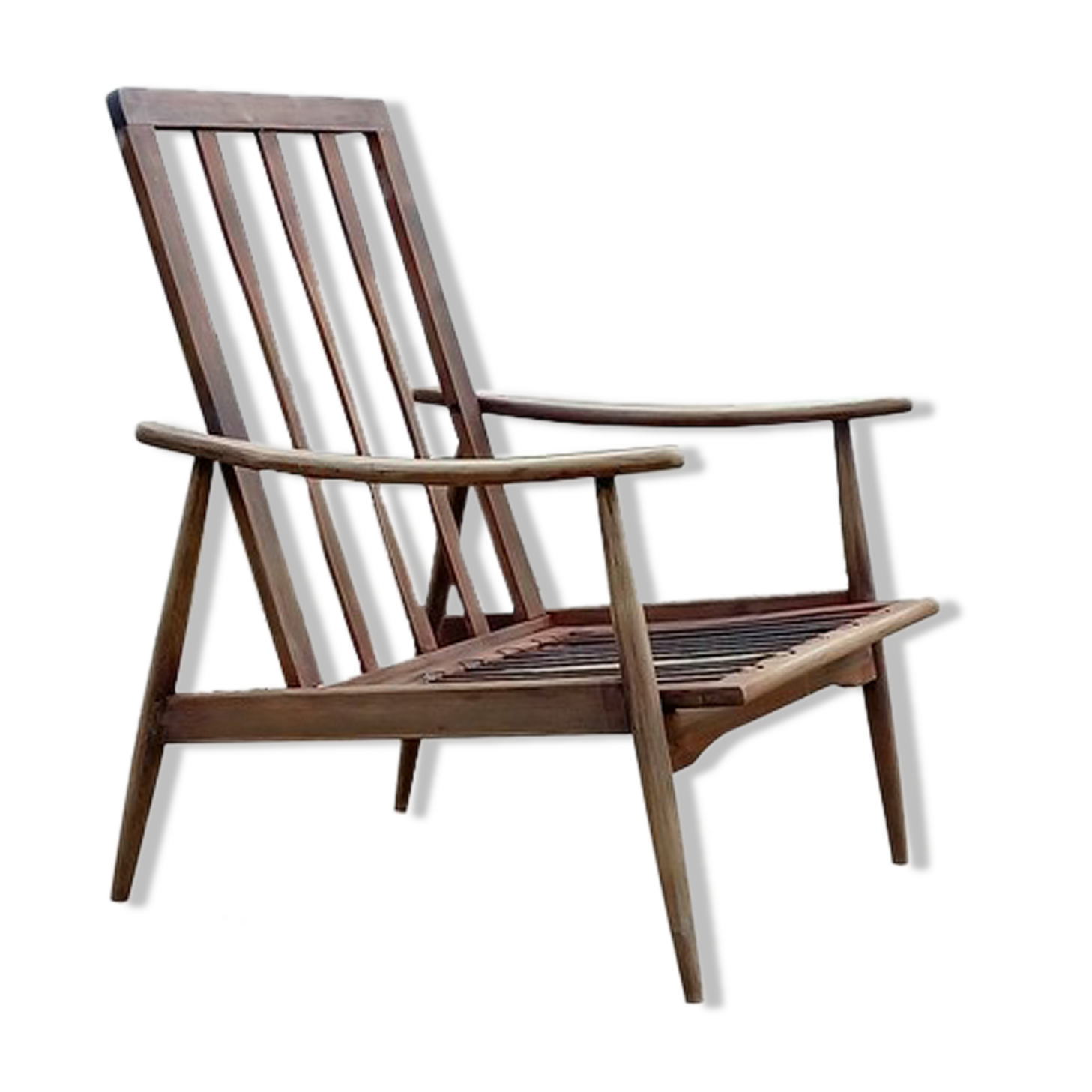 Vintage Scandinavian 1960s boomerang armchair