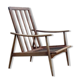 Vintage Scandinavian 1960s boomerang armchair