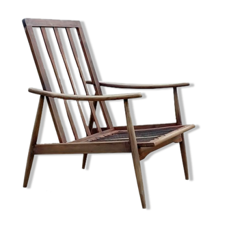 Vintage Scandinavian 1960s boomerang armchair