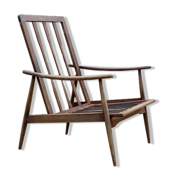 Fauteuil vintage scandinave années 1960 boomerang