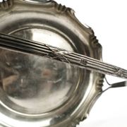 Art Nouveau fruit basket, silver, Kaiser, Germany, early 20th century