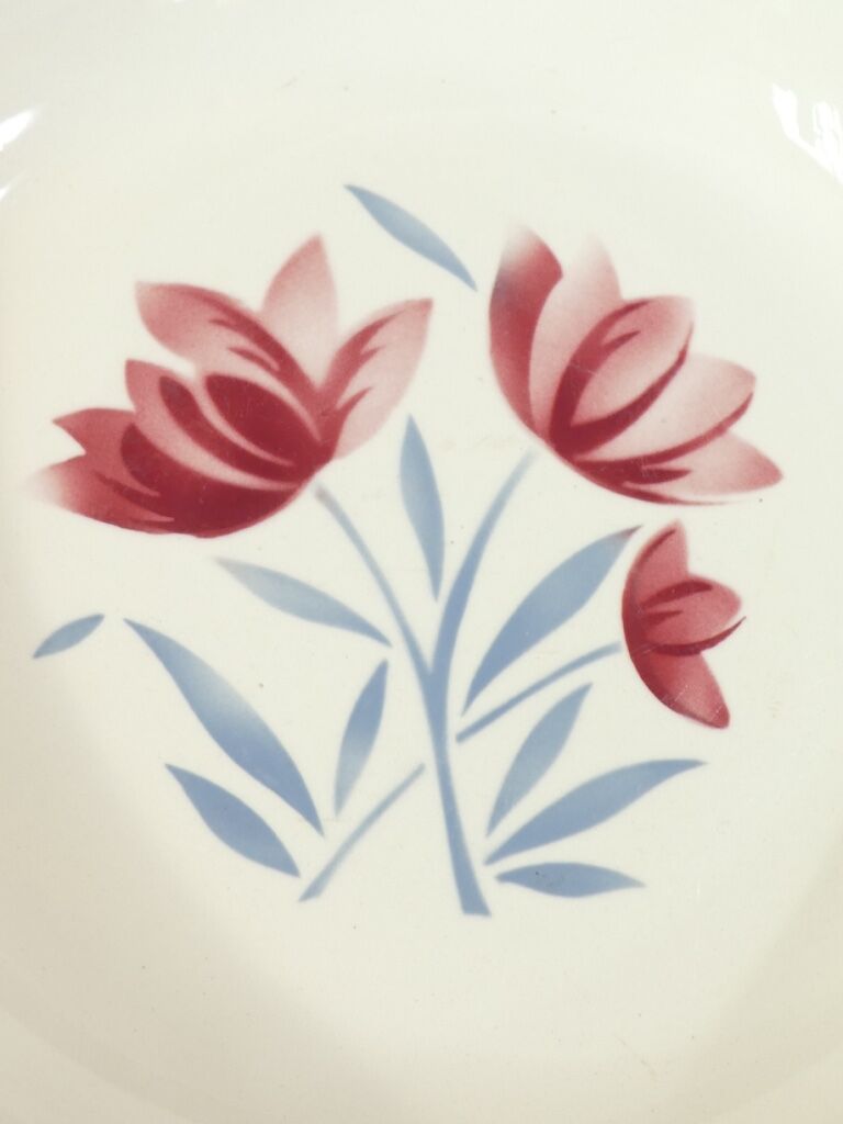 Former plat rond creux in earthenware from badonviller