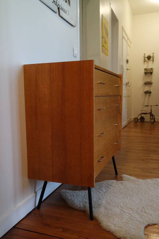 Feet compass metal dresser