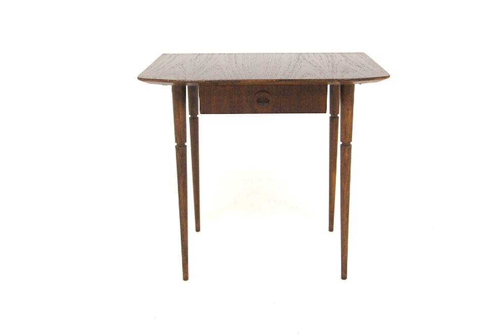 Scandinavian oak bedside table, Sweden, 1970