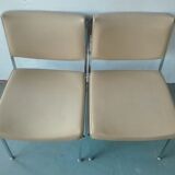 Pair of vintage low chairs