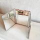 Mirror beveled triptych 56x24cm