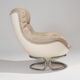 FAUTEUIL EN CUIR KARATÉ MICHEL CADESTIN, 1970s